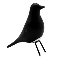 Pássaro Decorativo de Porcelana 8x9cm